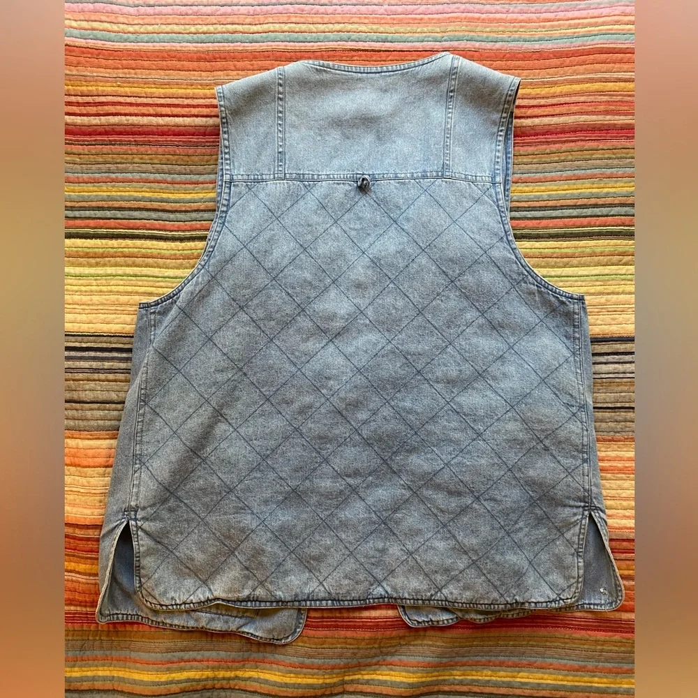 VTG Denim Vest, women’s small - Picture 7 of 7